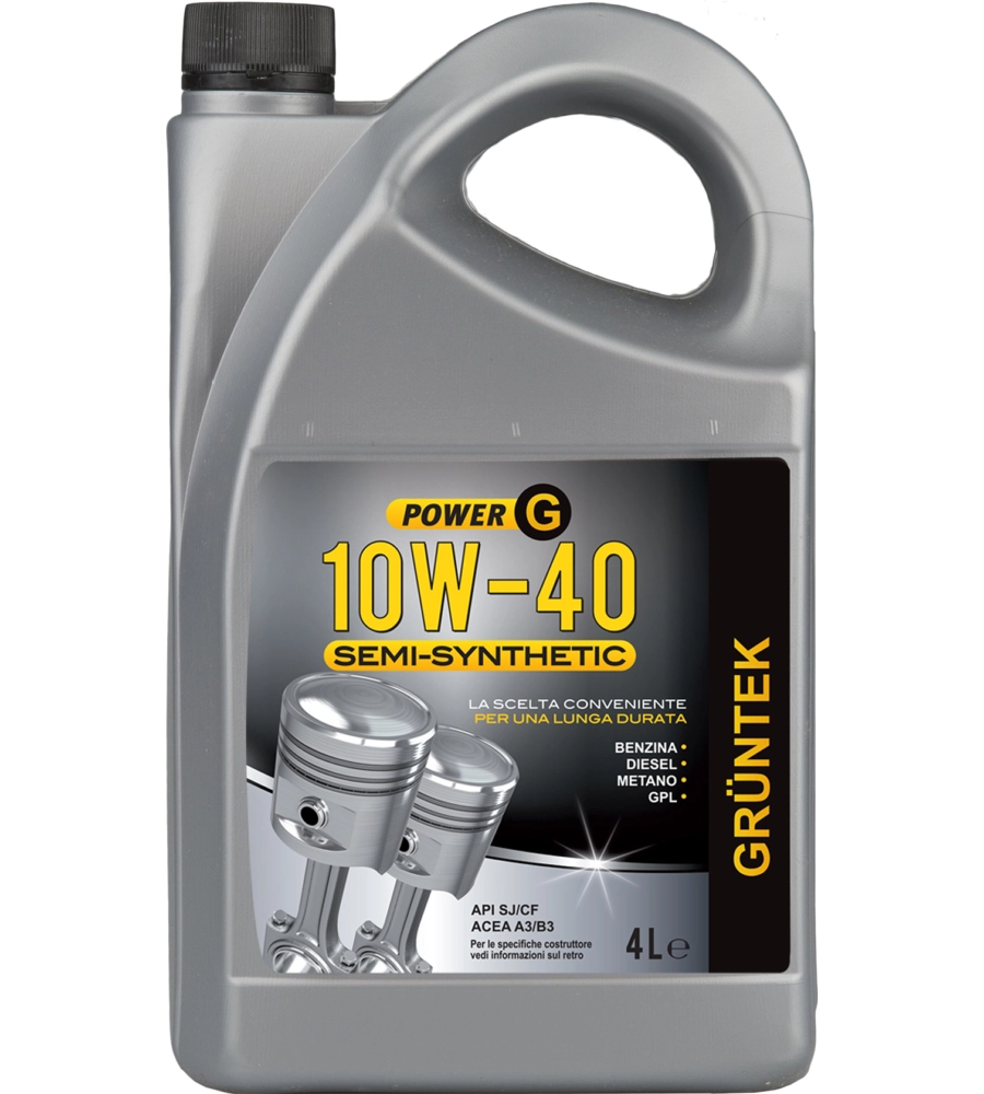 OLIO POWER-G SEMI-SINTETICO 4L 10W40 PER MOTORI DIESEL BENZINA